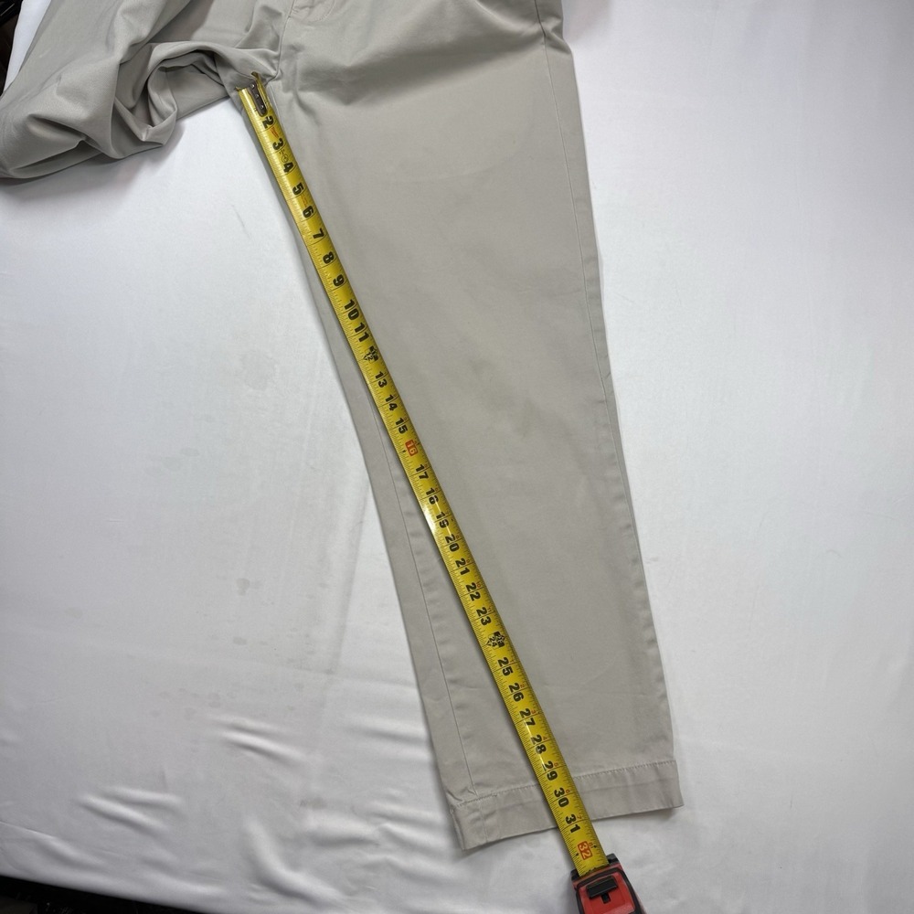 Polo by Ralph Lauren Preston Pants Khaki Chino Men's Sz 34x32 But Fits 34x31 in - Picture 6 of 16